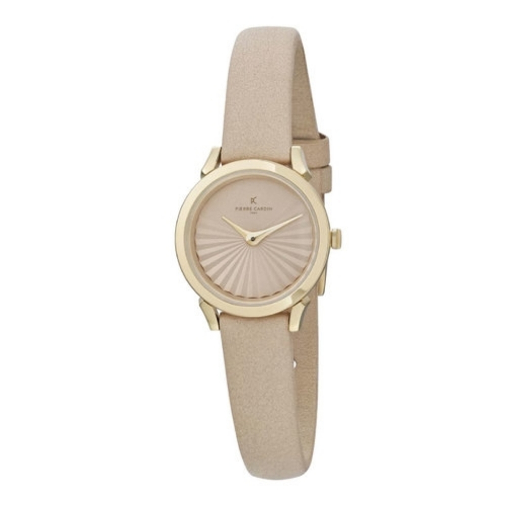 Pierre Cardin Pigalle Plisse Leather Watch Gift Idea Classic